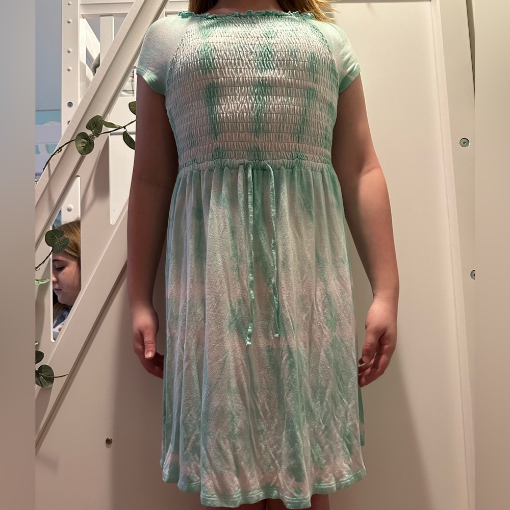 ❤️👗Justice Teal Dress/Pool cover-up